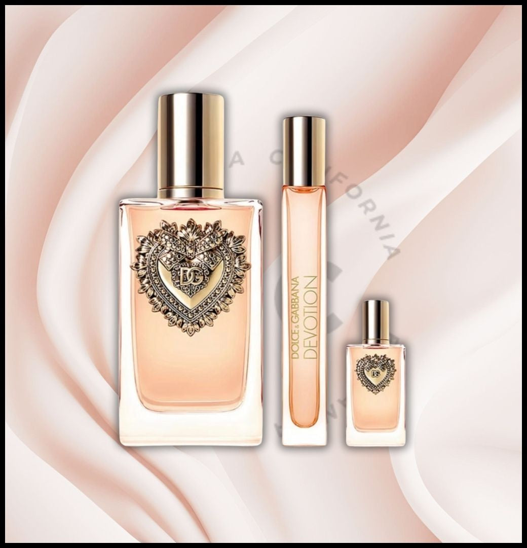 D&G DEVOTION 3PC 3.3 EDP SPR, 5 ML MINI, 10 ML TRAVEL SPRAY (W)