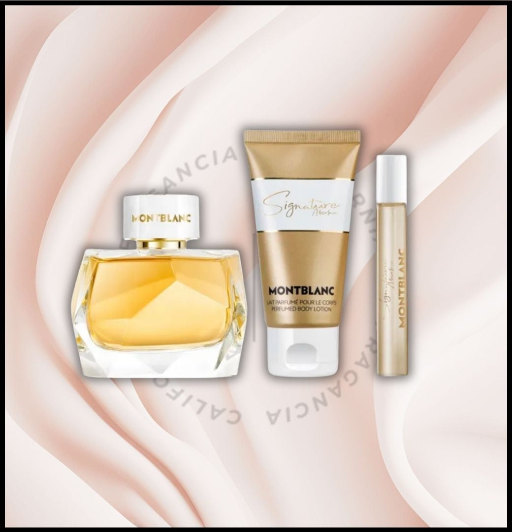 KIT MONT BLANC SIGNATURE ABSOLUE (W) SET EDP 90ML + EDP 7.5ML + BL 100ML