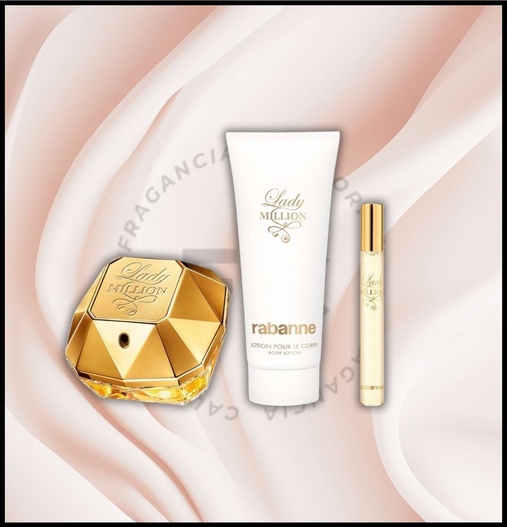 PACO LADY MILLION 3PC 2.7 EDP SPR, 3.4 B/L, 5 ML MINI