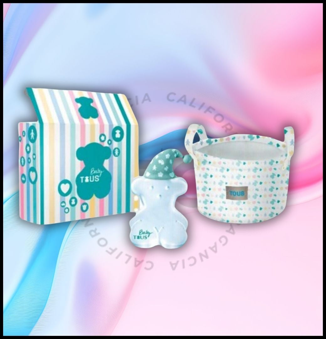 TOUS BABY (U) SET EDC 3.4 oz(100ML) + BATHROOM BASKET