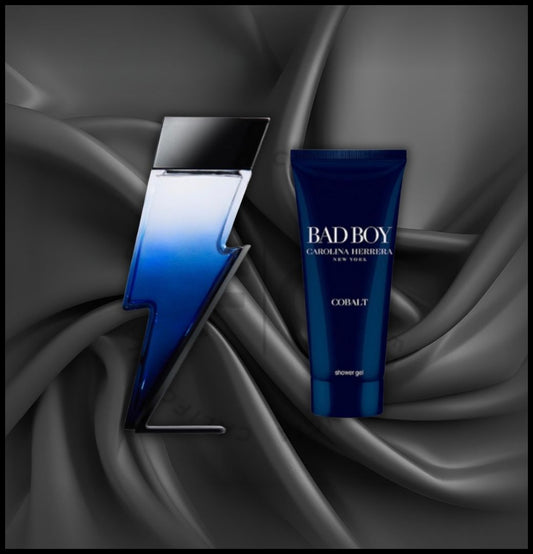 CAROLINA HERRERA BAD BOY COBALT 2PC 3.4 EDP SPR, 3.4 S/G